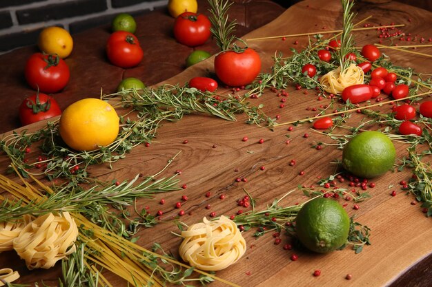 Składniki na blacie